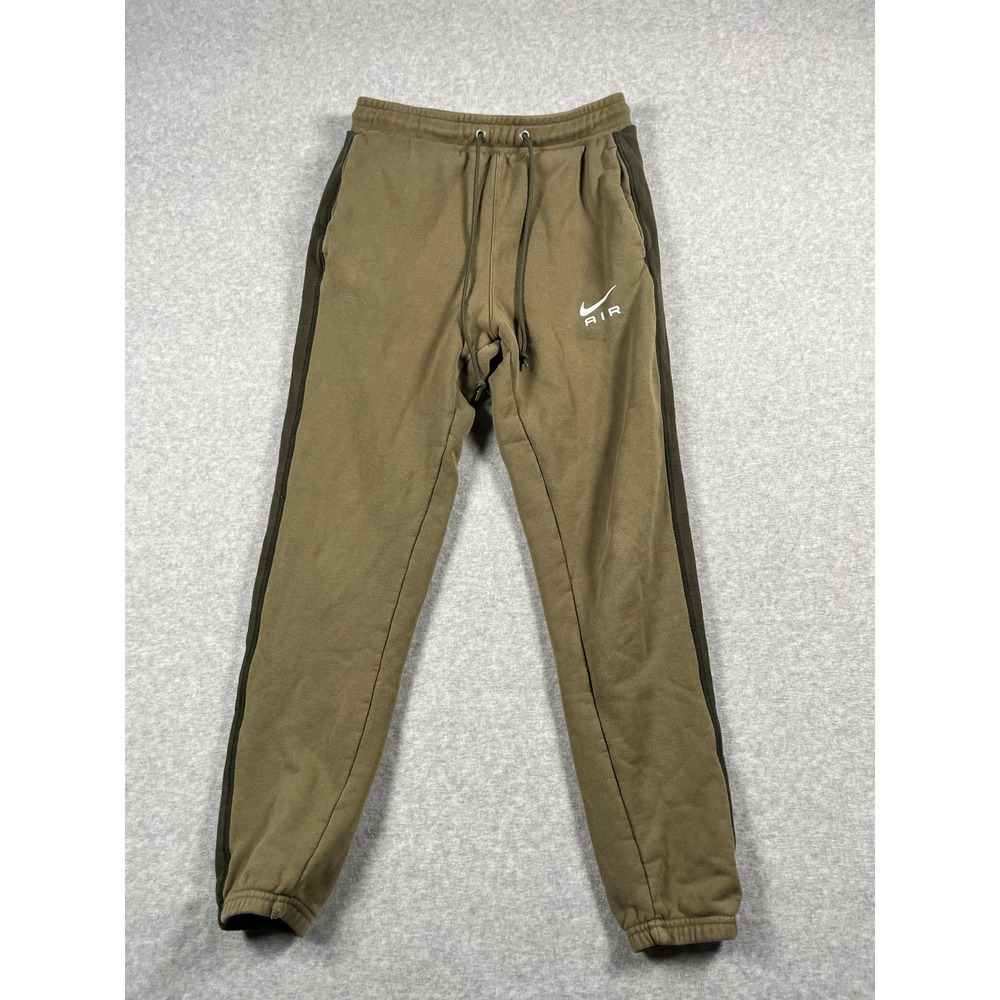 Nike Air Sweatpant Joggers Mens XS Green Air Fleece Sportswear Athleisure